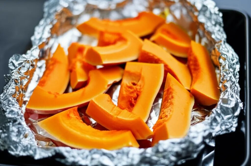    Сколько запекать тыкву в духовке кусочками в фольге Евгения Супова