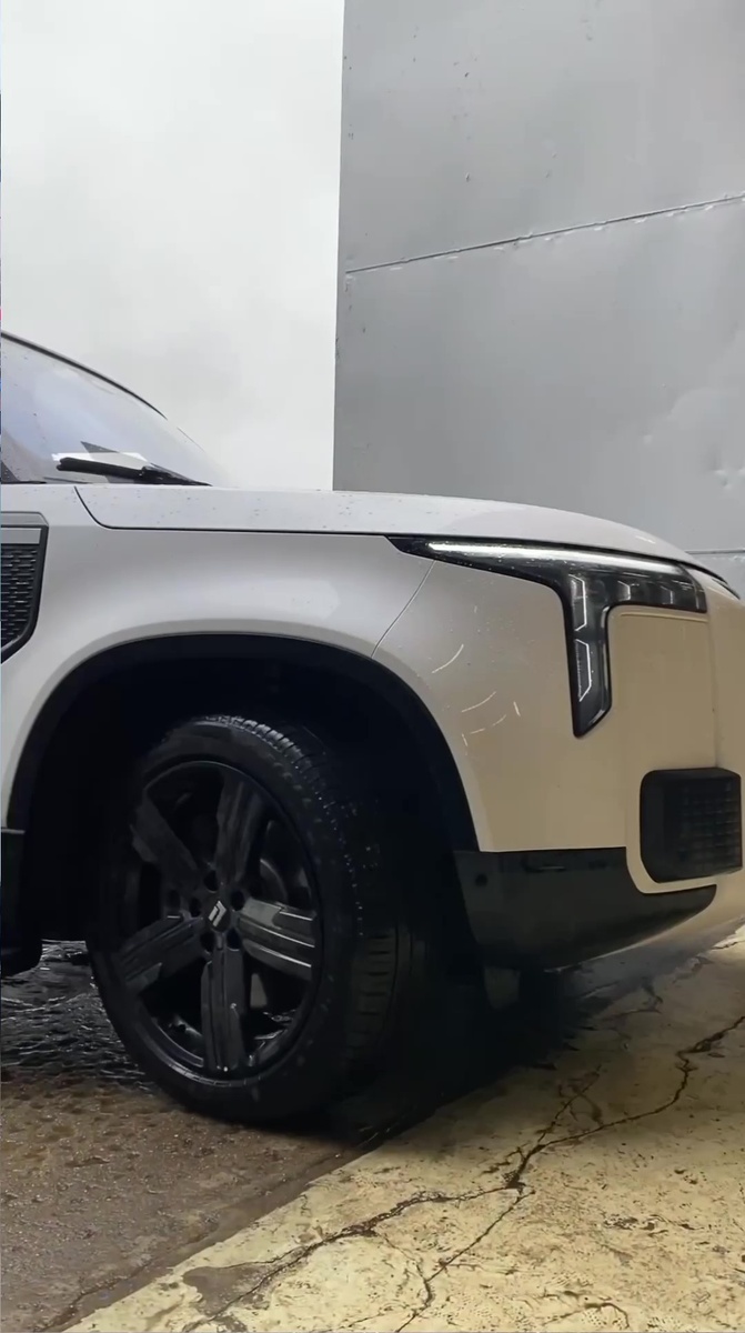 Заезжаем на установку