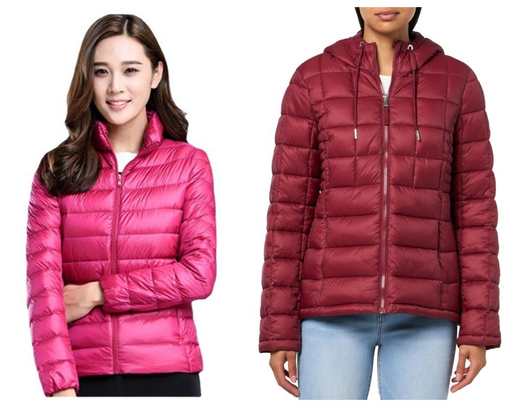 Приталенные стеганые пуховики