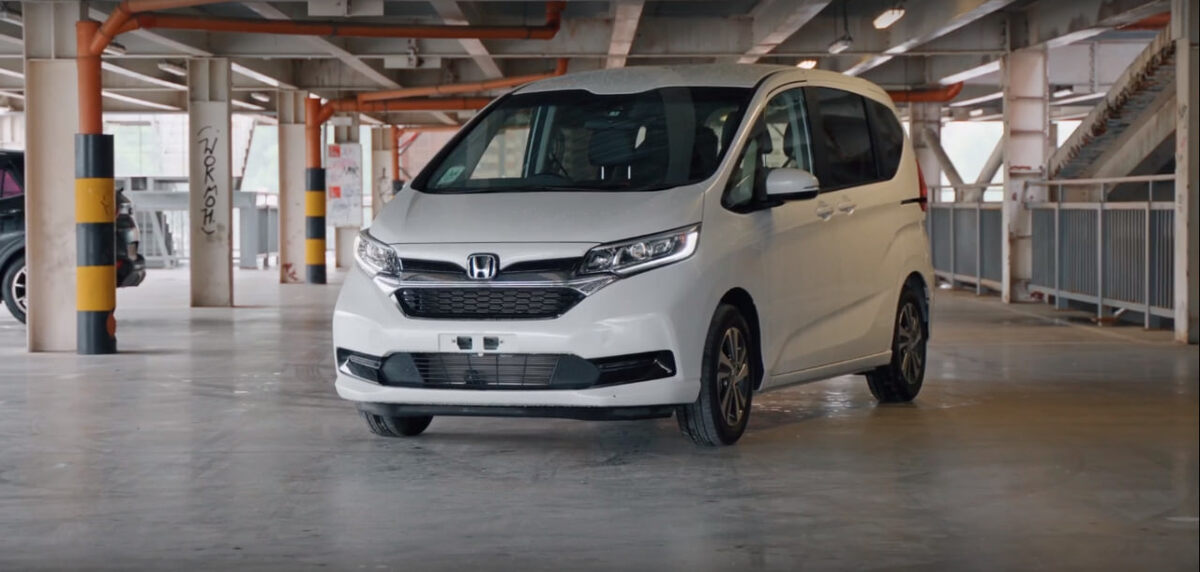 Honda Freed. Источник: скриншот из VKвидео канала «Япония Транзит»