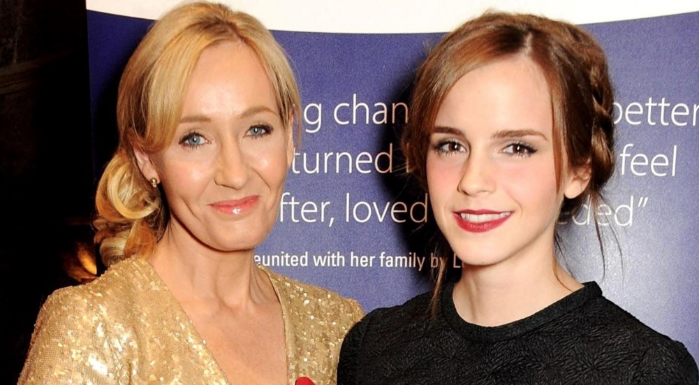 Дж.К. Роулинг и Эмма Уотсон