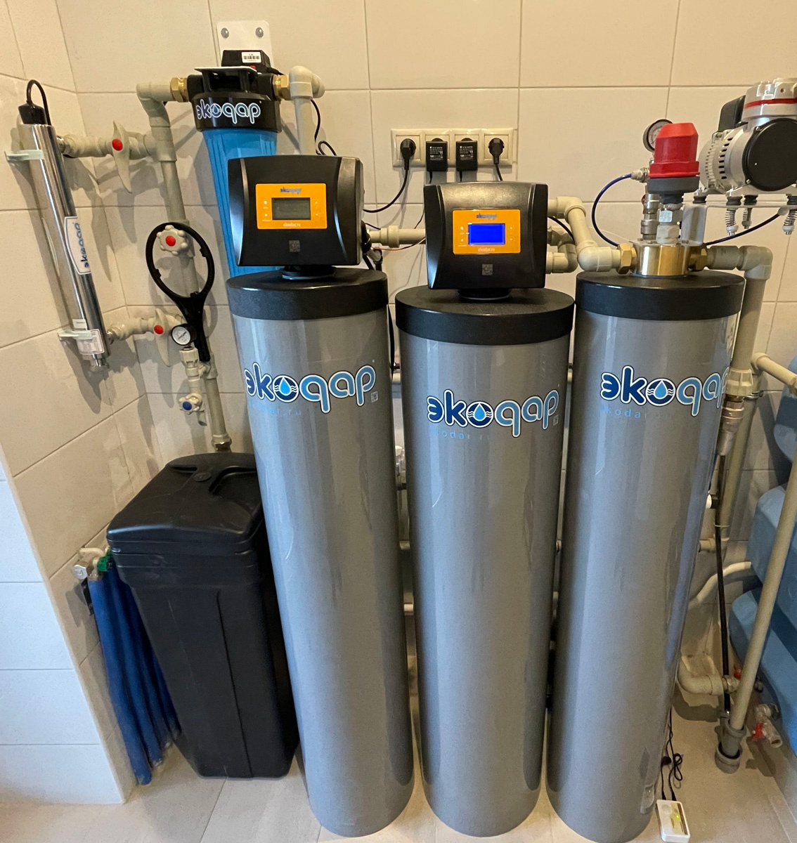 Комплексная система с аэрационной колонной