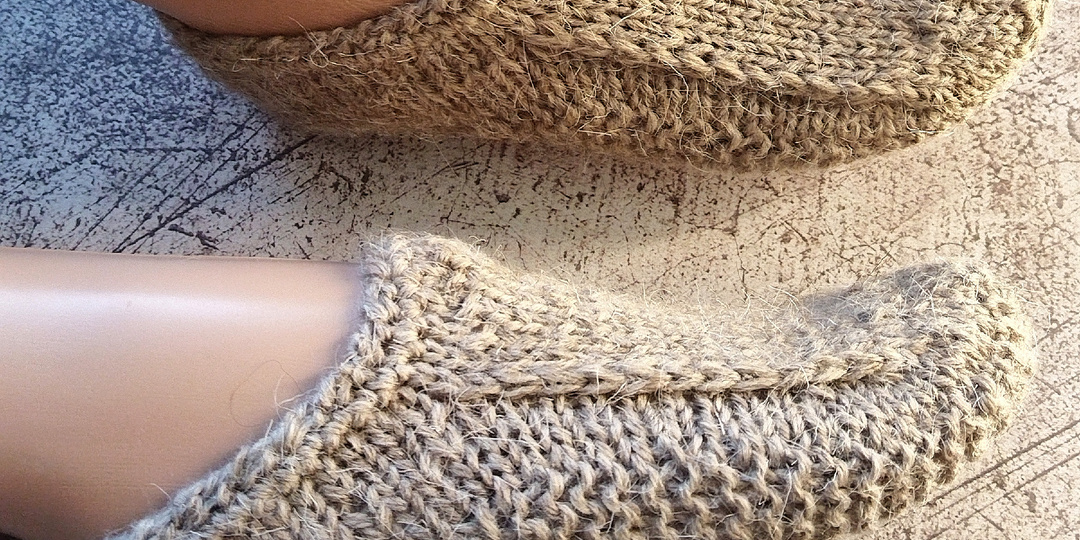 Как связать толстые следки, вязаные мокасины "Даниловна" - описание. И еще одни