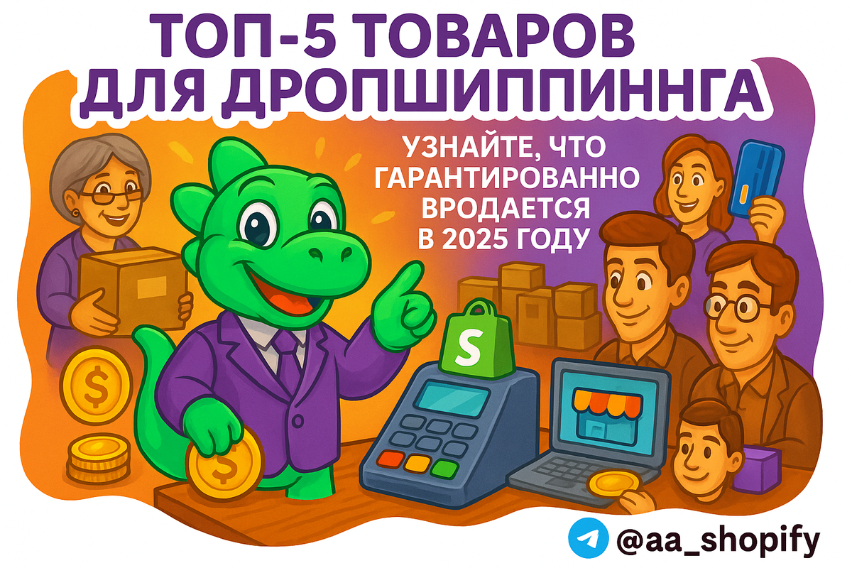    Топ-5 товаров для дропшиппинга на Шопифай: узнайте, что гарантированно продается в 2025 году aa_ecom