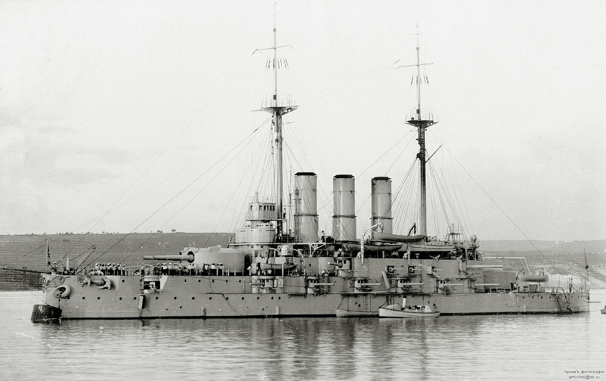 Эскадренный броненосец "Евстафий" (взято на сайте tsushima.su)