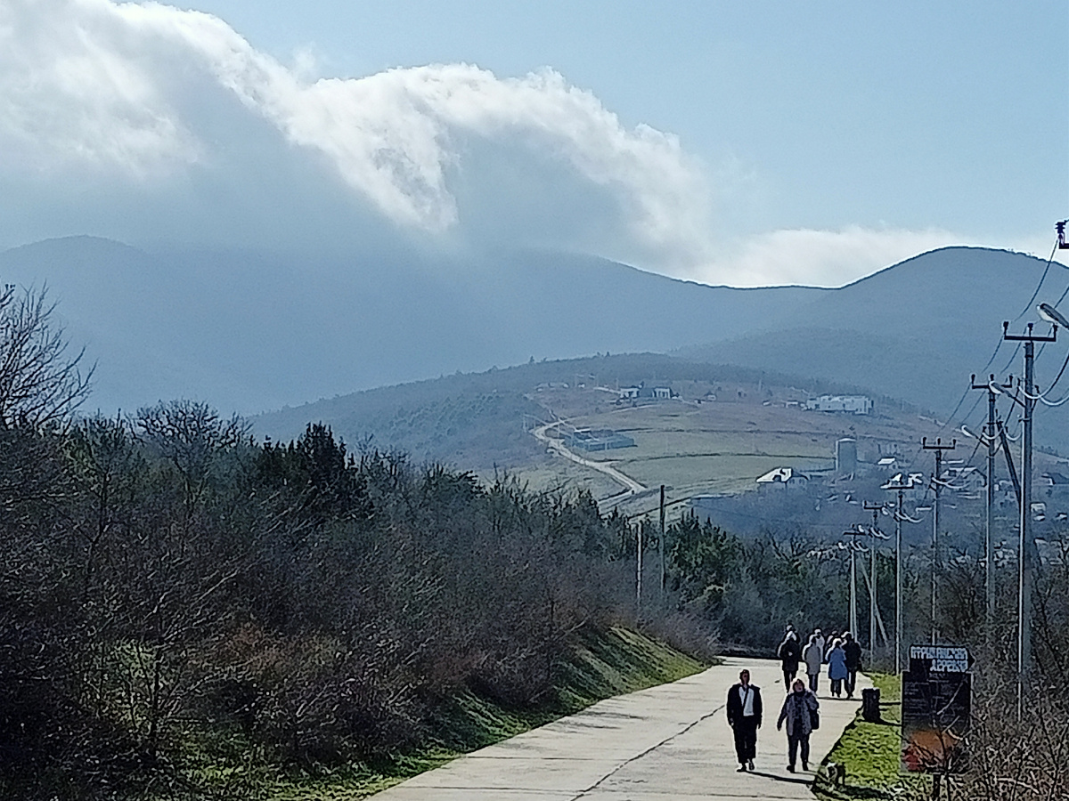 Дорога к озеру. Уже в бетоне