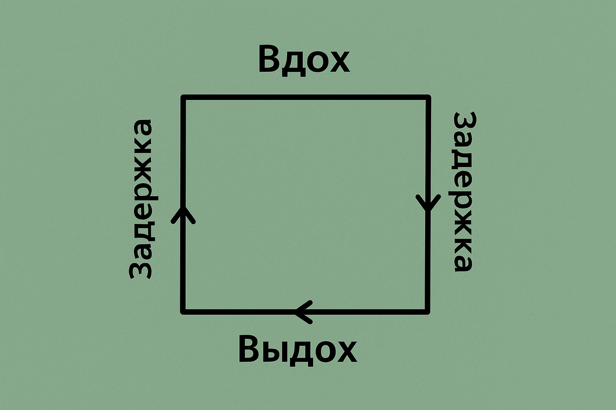 Представляйте квадрат с закрытыми глазами и идите по его граням в своем темпе