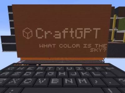    Энтузиаст собрал работающий чат-бот на движке Minecraft [ВИДЕО]