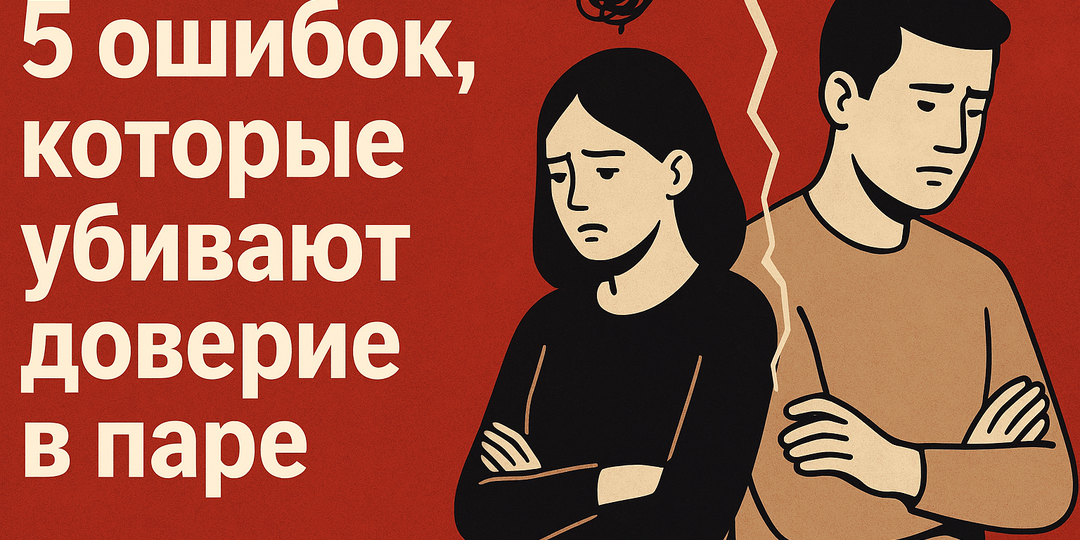 5 ошибок, которые убивают доверие в паре