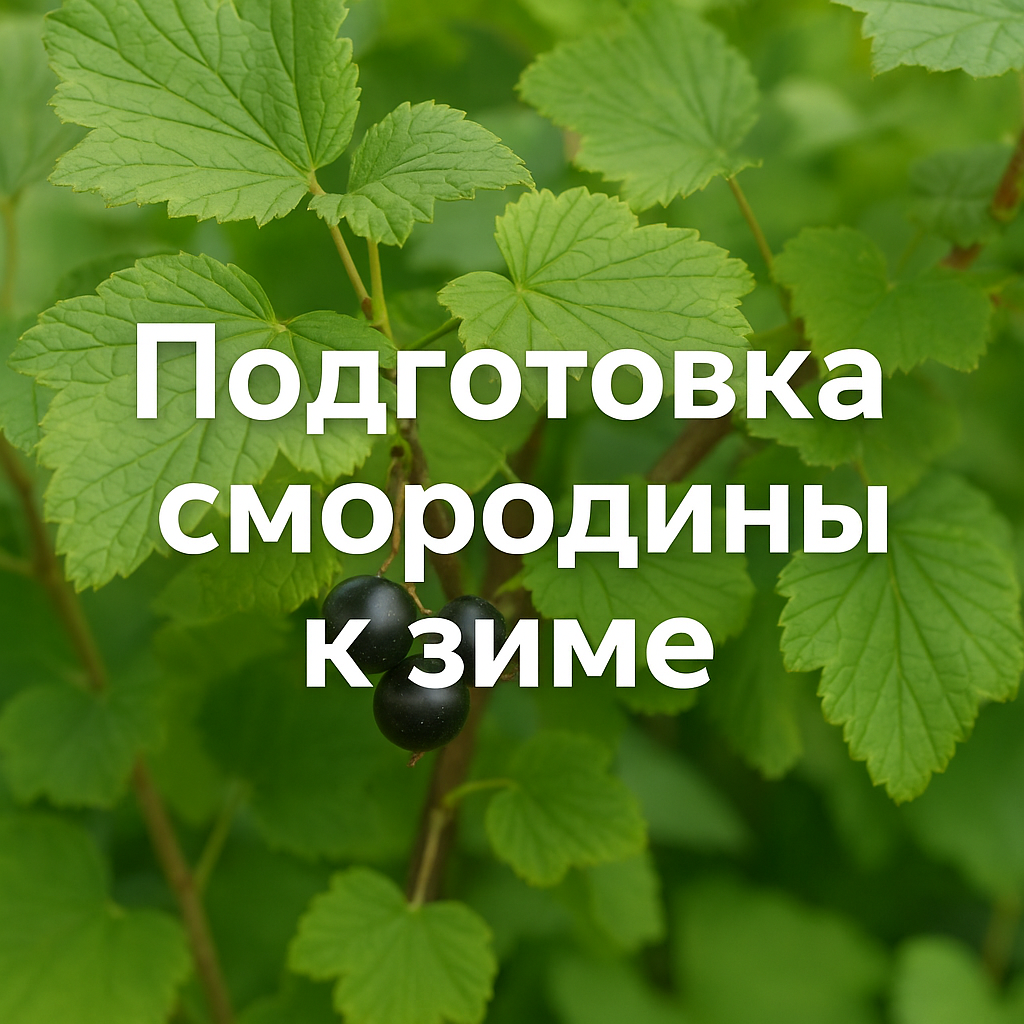 Подготовка смородины к зиме