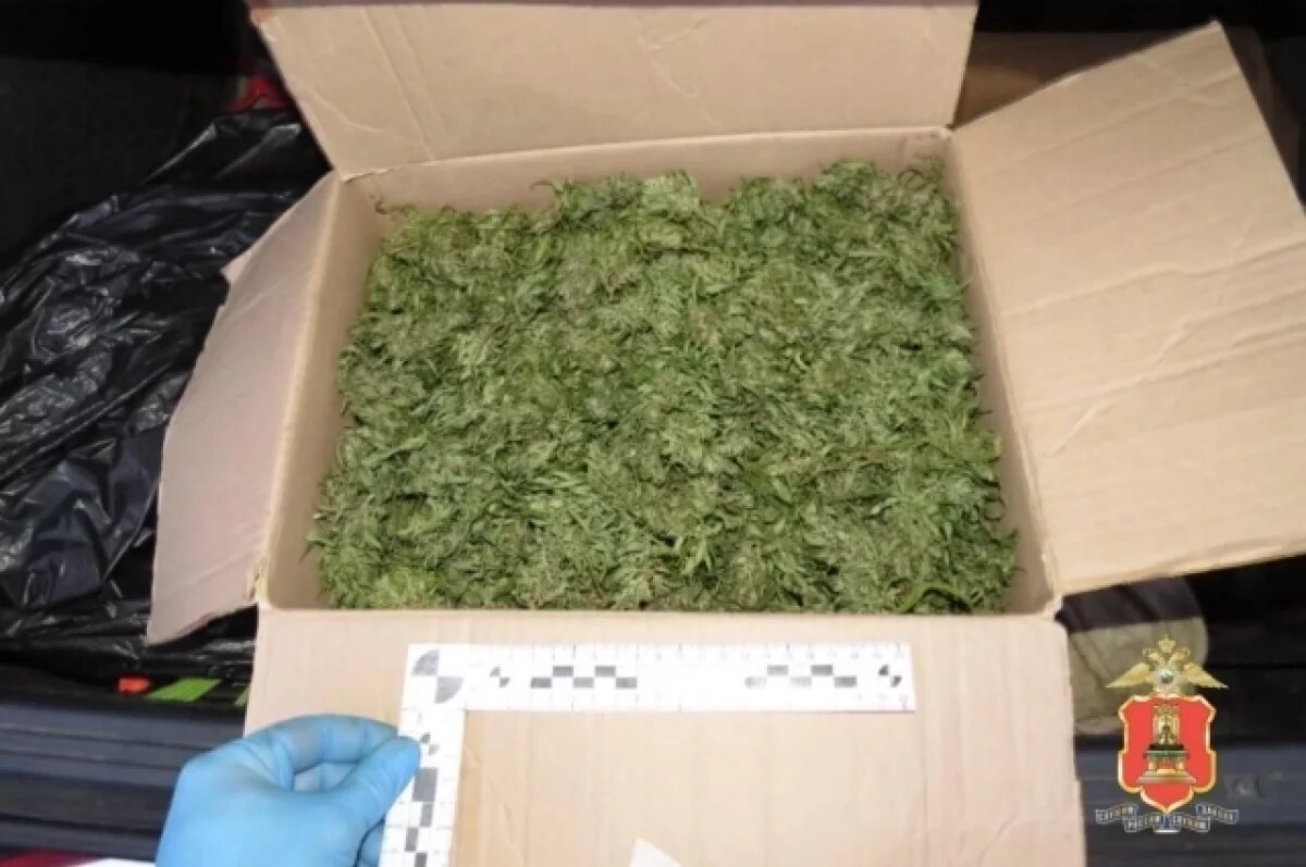    В Кашине после погони задержали водителя с несколькими коробками наркотика