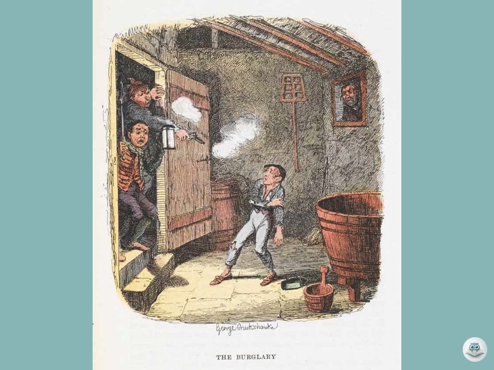 Джордж Крукшенк, иллюстрации к Оливеру Твисту