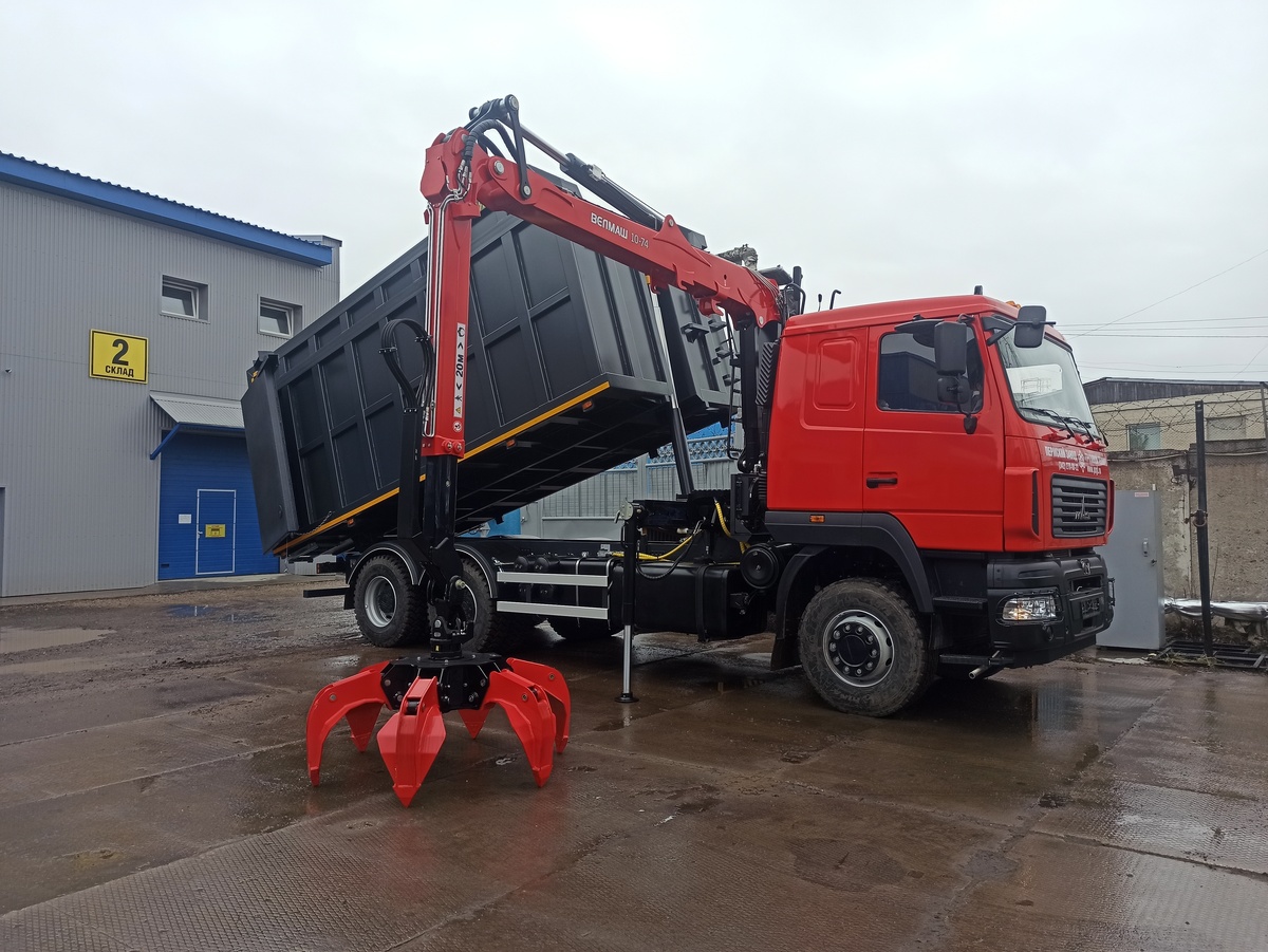 Ломовоз Пермяк на шасси Маз