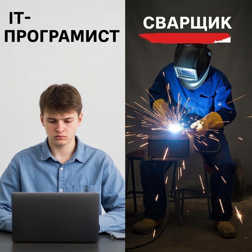 Средняя зарплата сварщика уже обогнала IT-специалистов