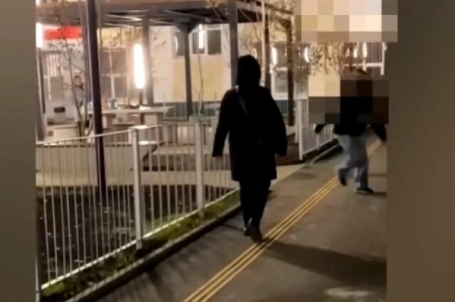    Фото: Скриншот из сообщества «ЧС Тюмень»/ Анастасия Аржиловская. Первой удар нанесла женщина, которая заметила в руке Анастасии камеру.