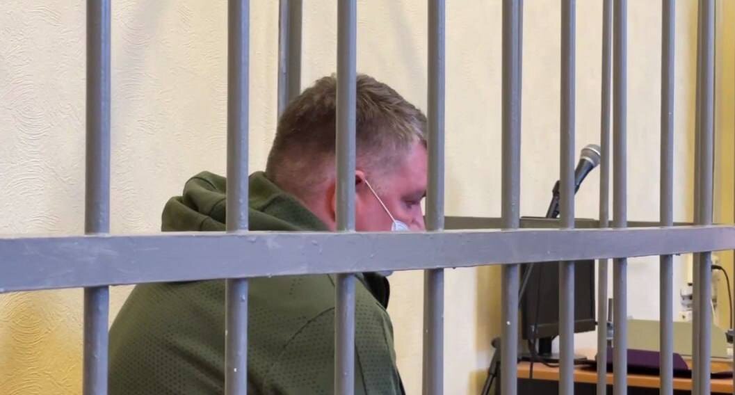    Экс-замглавы комитета по строительству Ленобласти Сергей Шалыгин в суде. Фото: объединенная пресс-служба судов Петербурга