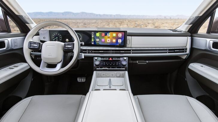 Hyundai Santa Fe пятого поколения Интерьр