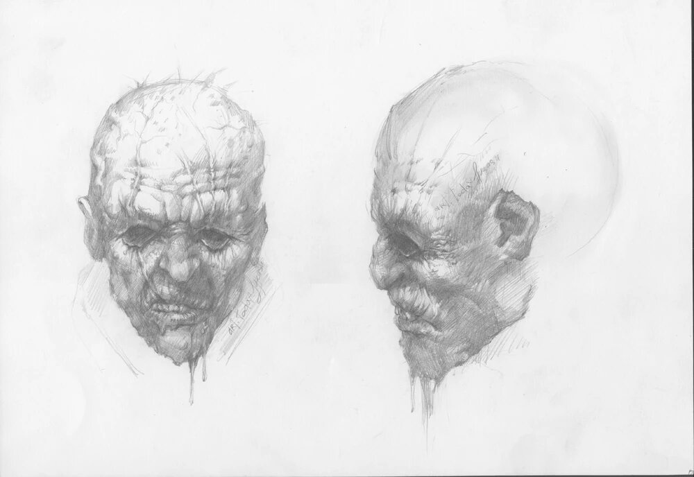 Лицо темного сталкера