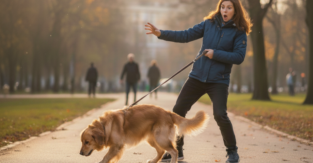 Напряженные прогулки: почему собака тянет поводок и не слышит вас на улице