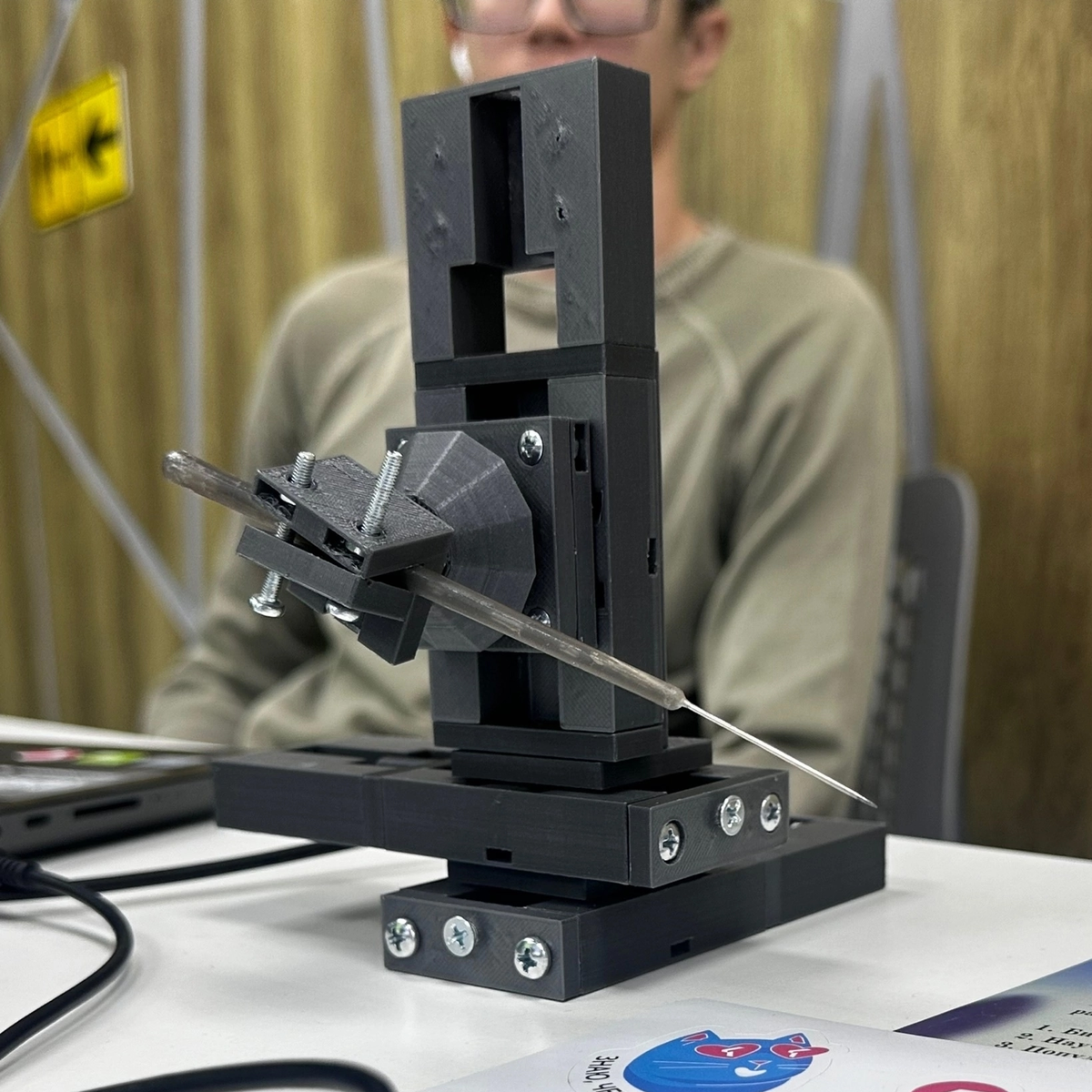 Наработки прибора до подачи на грант. Фото предоставил К. Шихов 