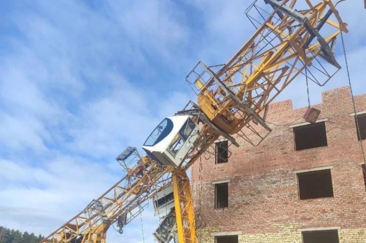    СКР проводит проверку по ЧП с башенным краном под Уфой