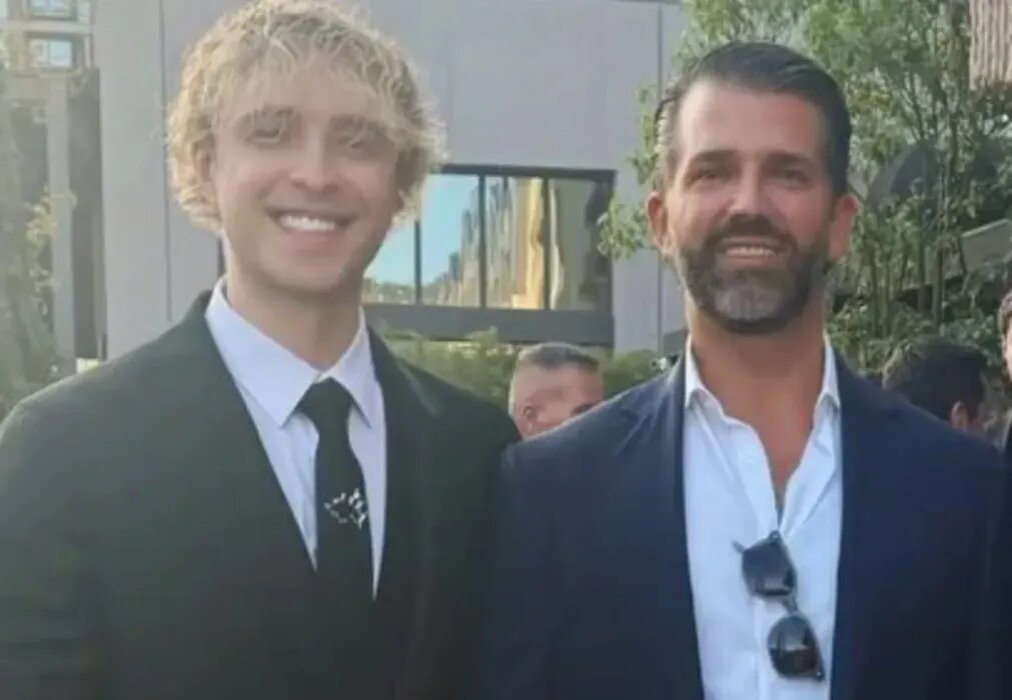    Егор Крид с сыном Дональда Трампа. Фото: сплетник