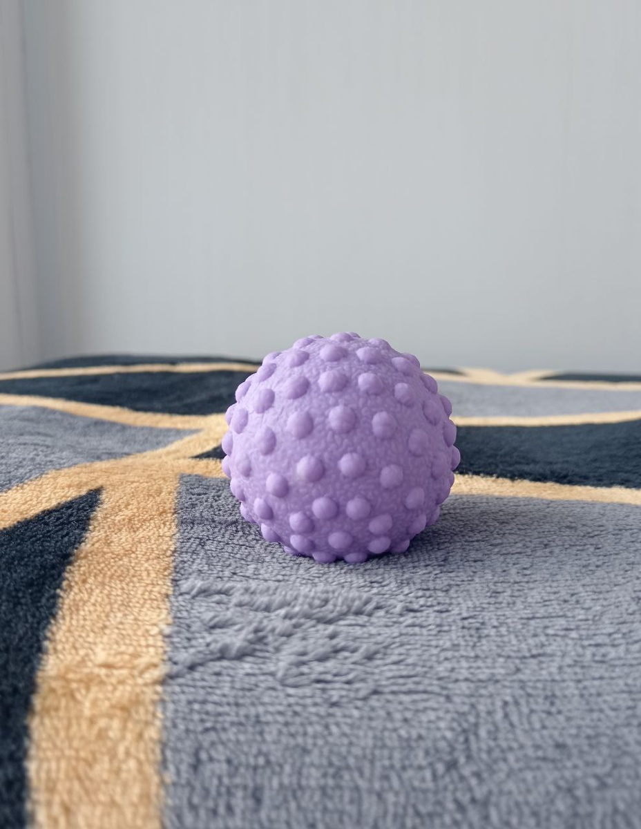 Домой я себе купила вот такой мячик, чтобы прокатывать стопы