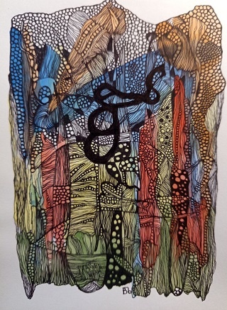 Сигила в декоративном оформлении. Работа автора