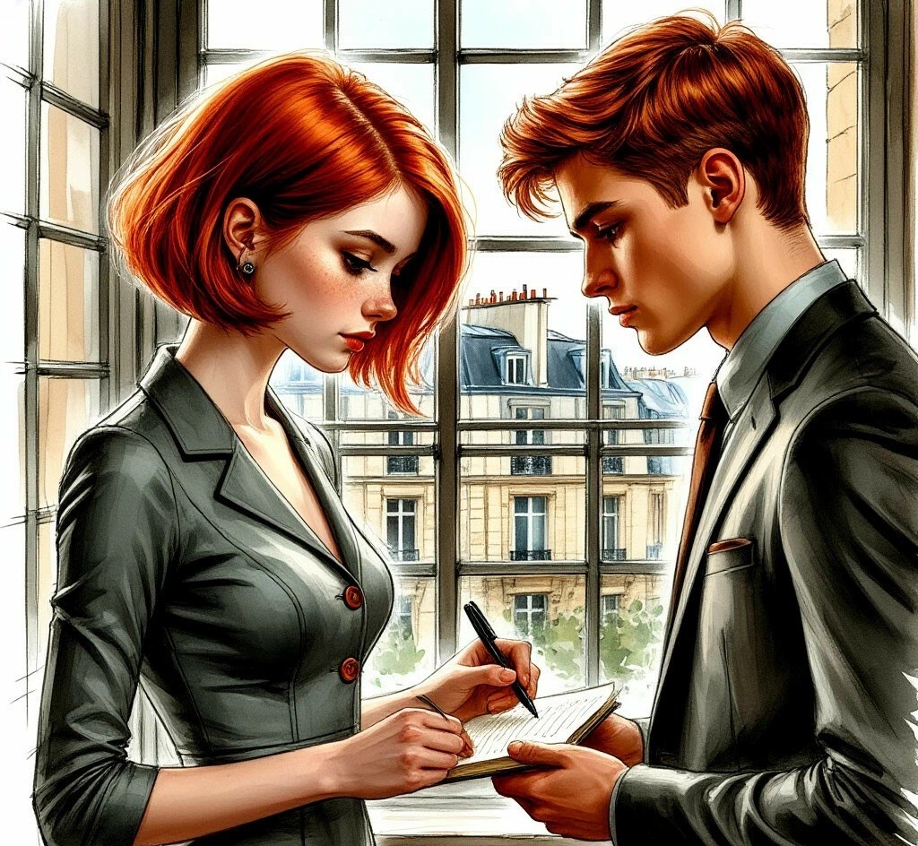 Илюстрация из романа Небесные врата Та Кео