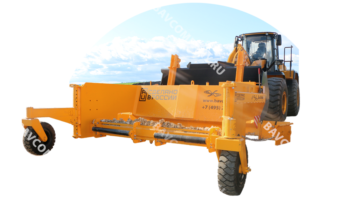 Отсыпщик оснований дорог R600C-RU - сделано в России!