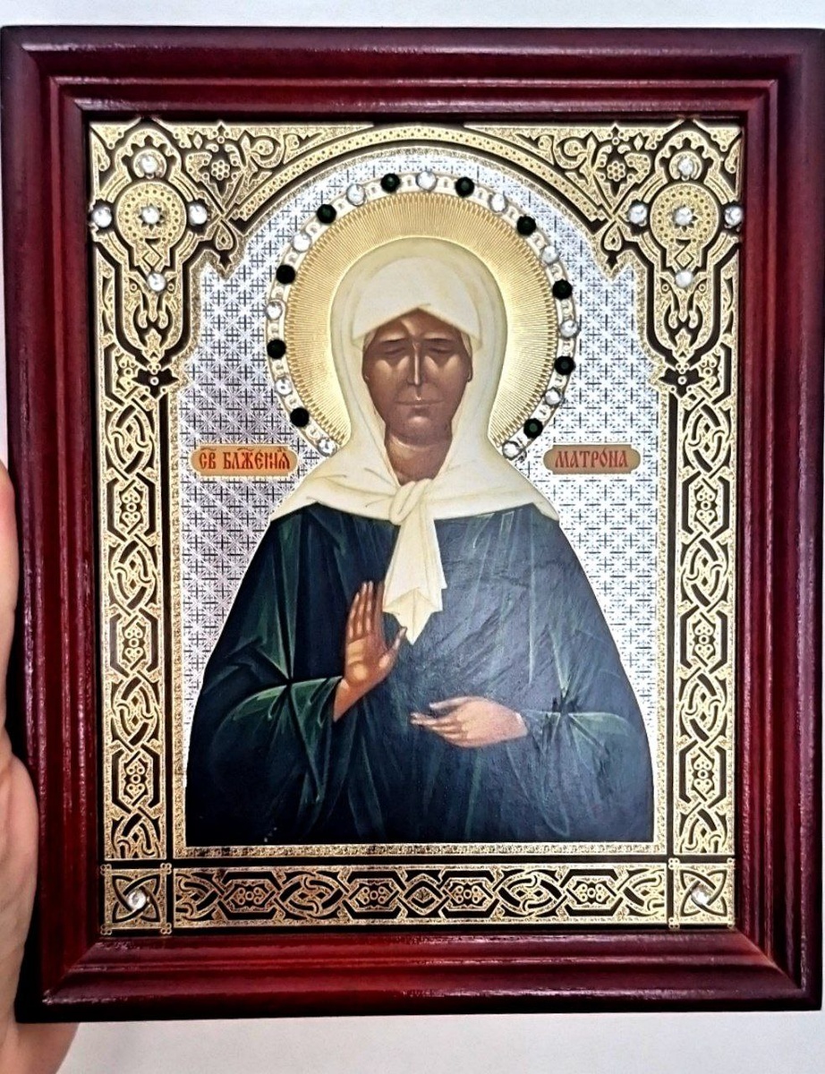 Та самая икона. Благодарю тебя Матронушка за помощь.