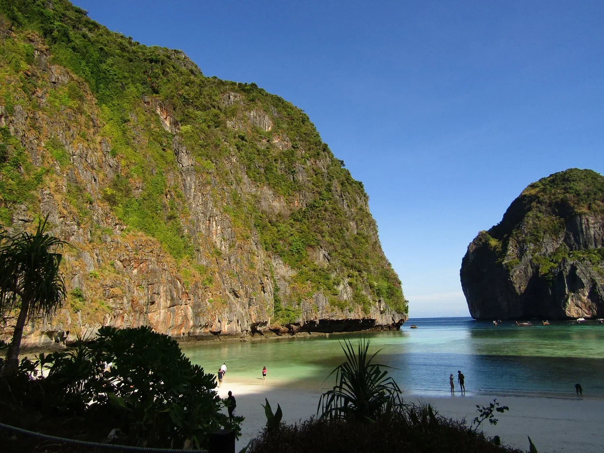 Майя-Бей на острове Пхипхи-Лей в Таиланде. Фото автора - Татьяна Фомичева