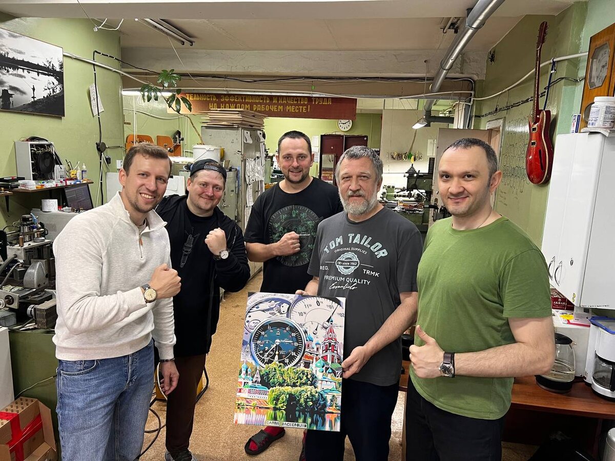 В промышленных помещениях часового ателье Colibrica Design.