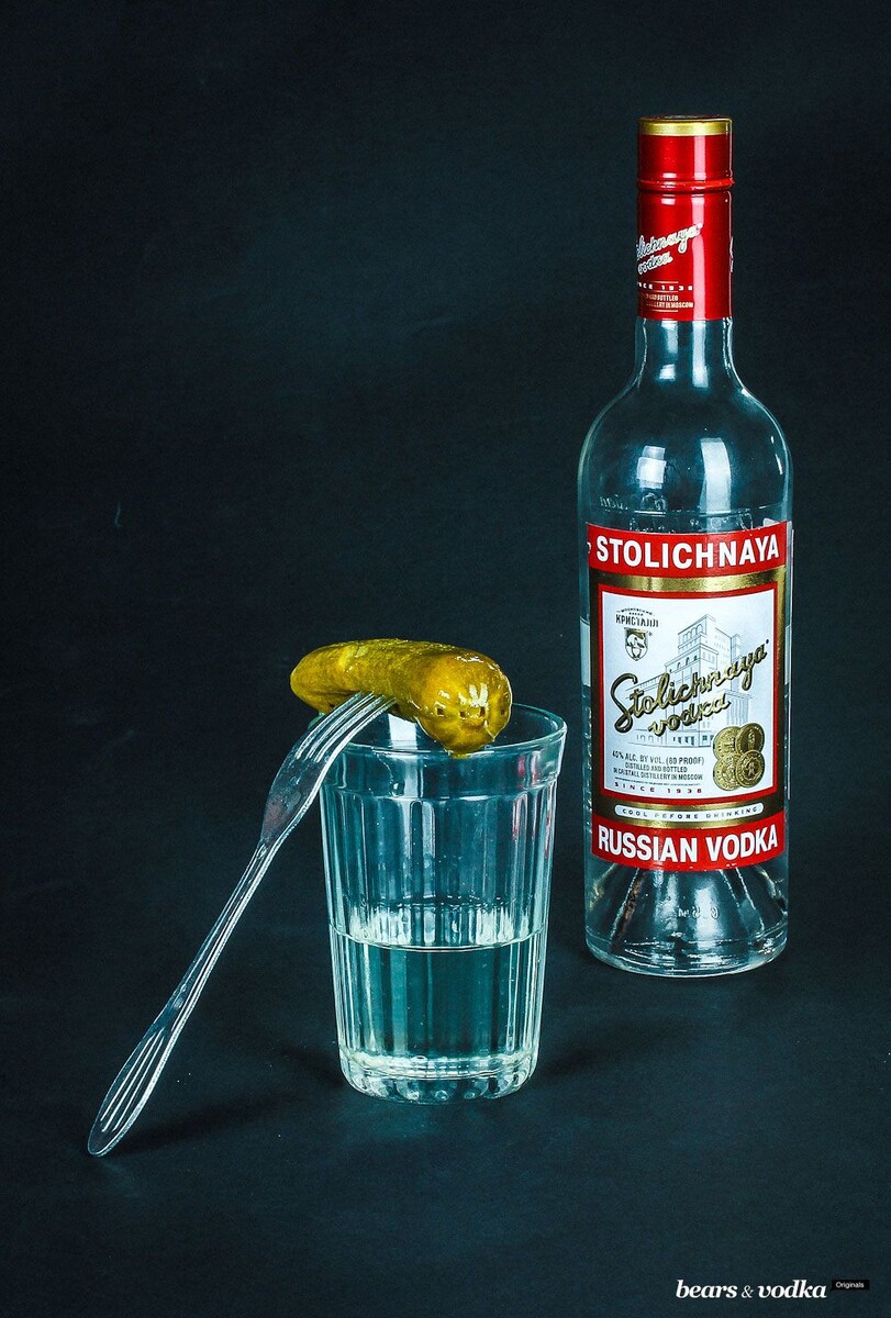 А вот настоящая русская водка!