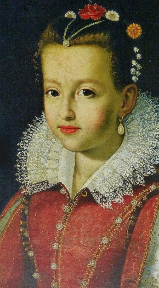 Мария Медичи в детстве. 