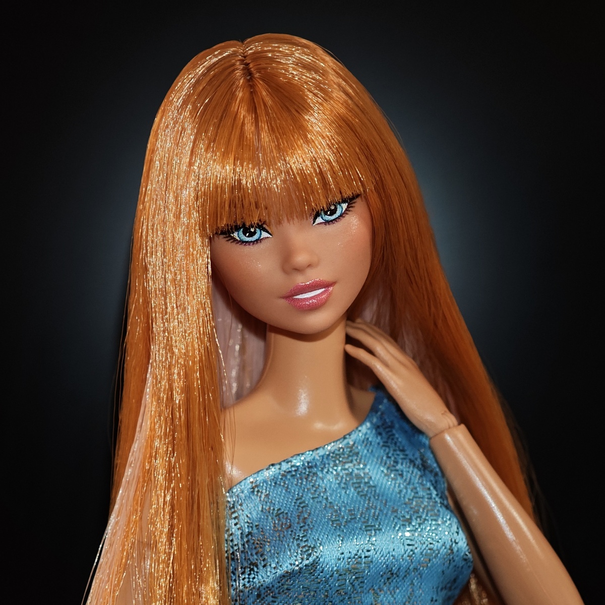 Barbie Mermaid Odile розовая: перепрошита, пересажена на МТМ и подстрижена