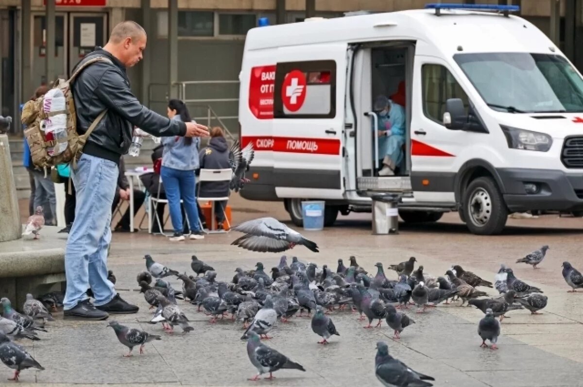    Пока в Петербурге от гриппа привито всего 10,43% населения.