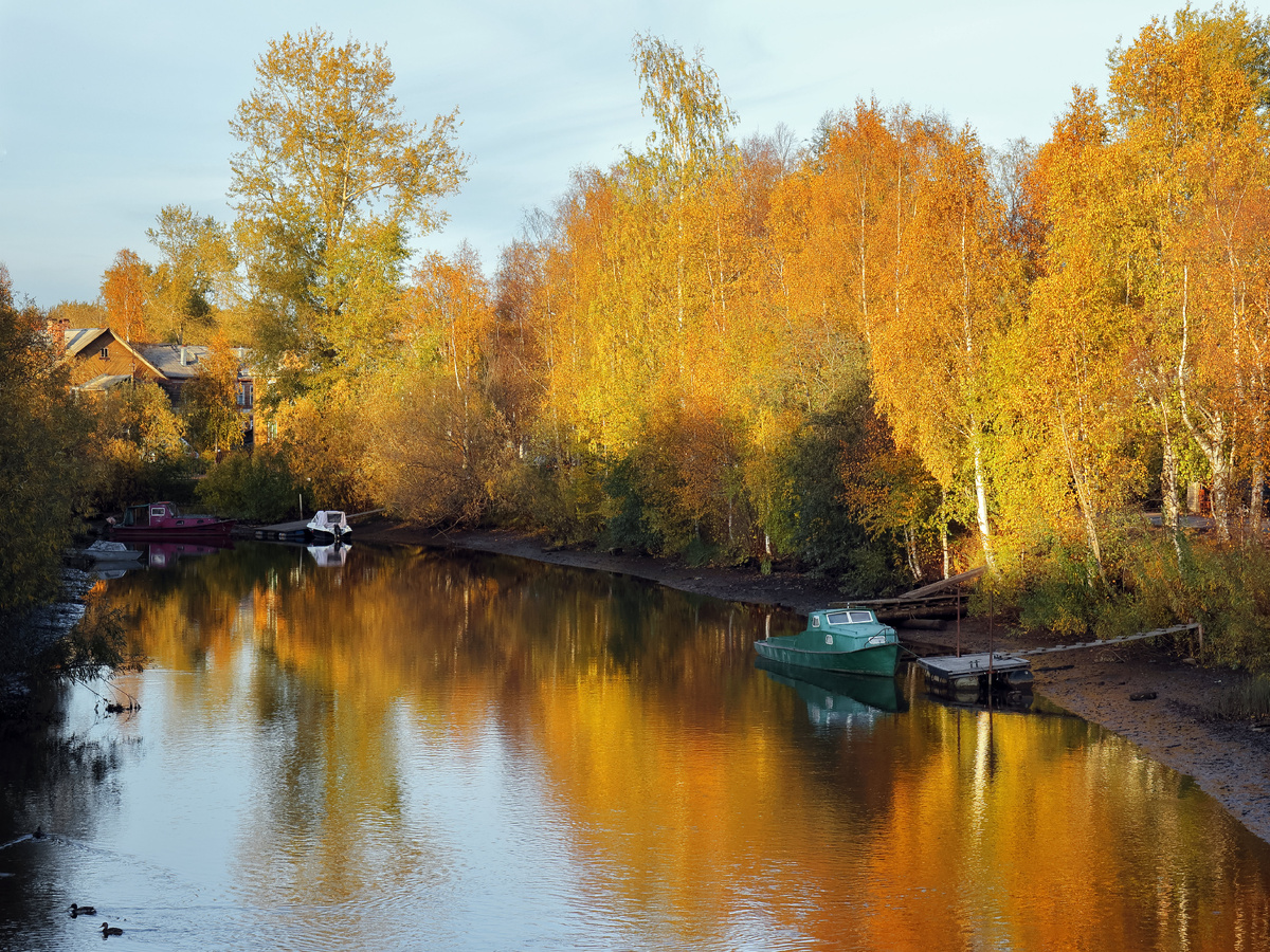 Архангельск, река Соломбалка