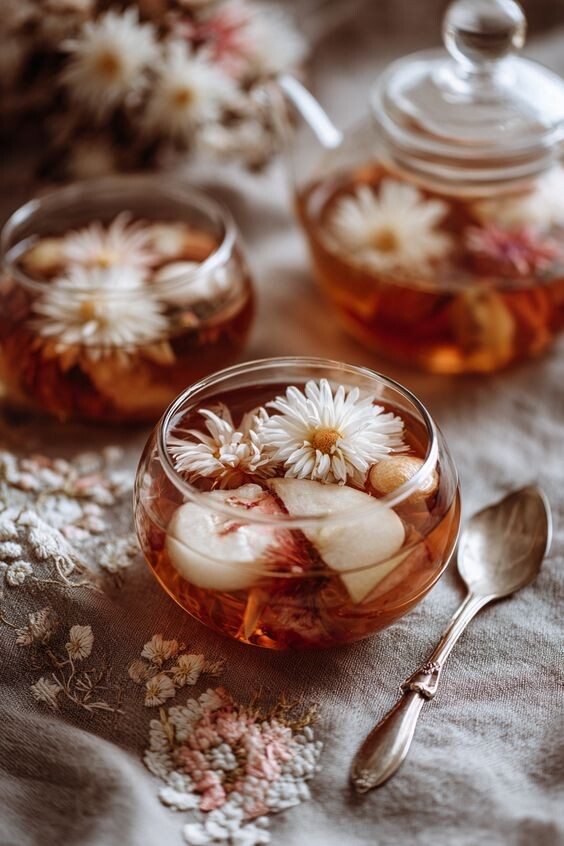 Травяной чай с фруктами