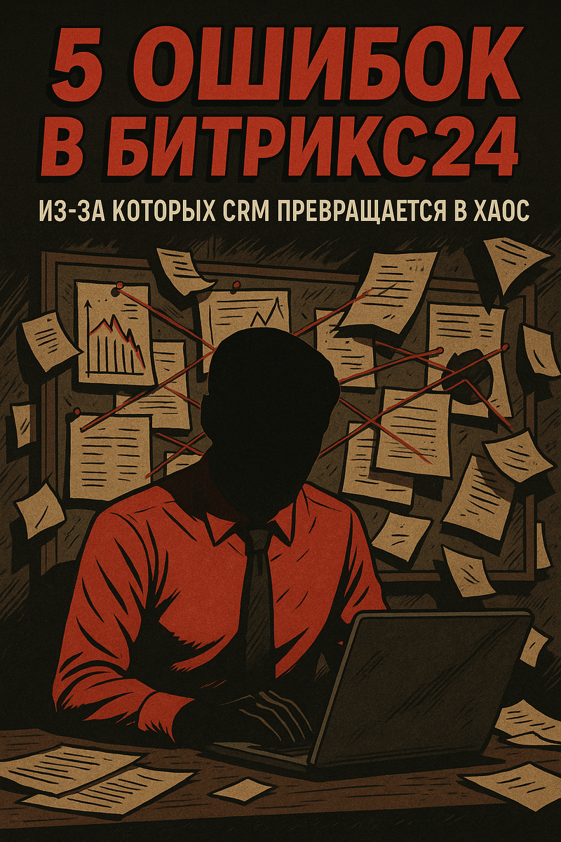 Какие ошибки мешают Битрикс24 приносить результат? Разбираем 5 главных провалов внедрения CRM и показываем, как их избежать.
