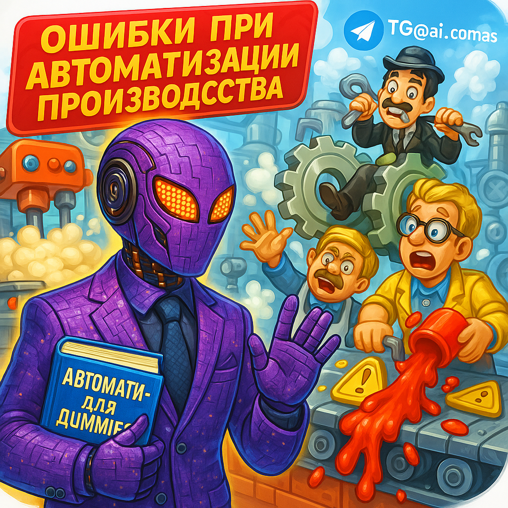    5 ошибок в автоматизации производства, которые остановят вашу прибыль Дмитрий Попов | Comandos.ai