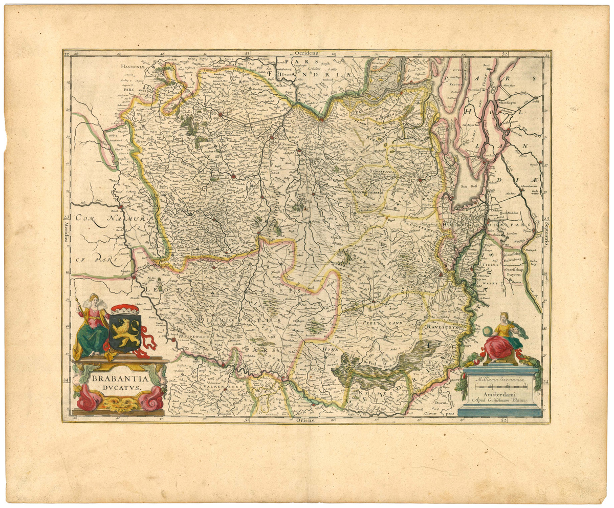 Карта Брабанта