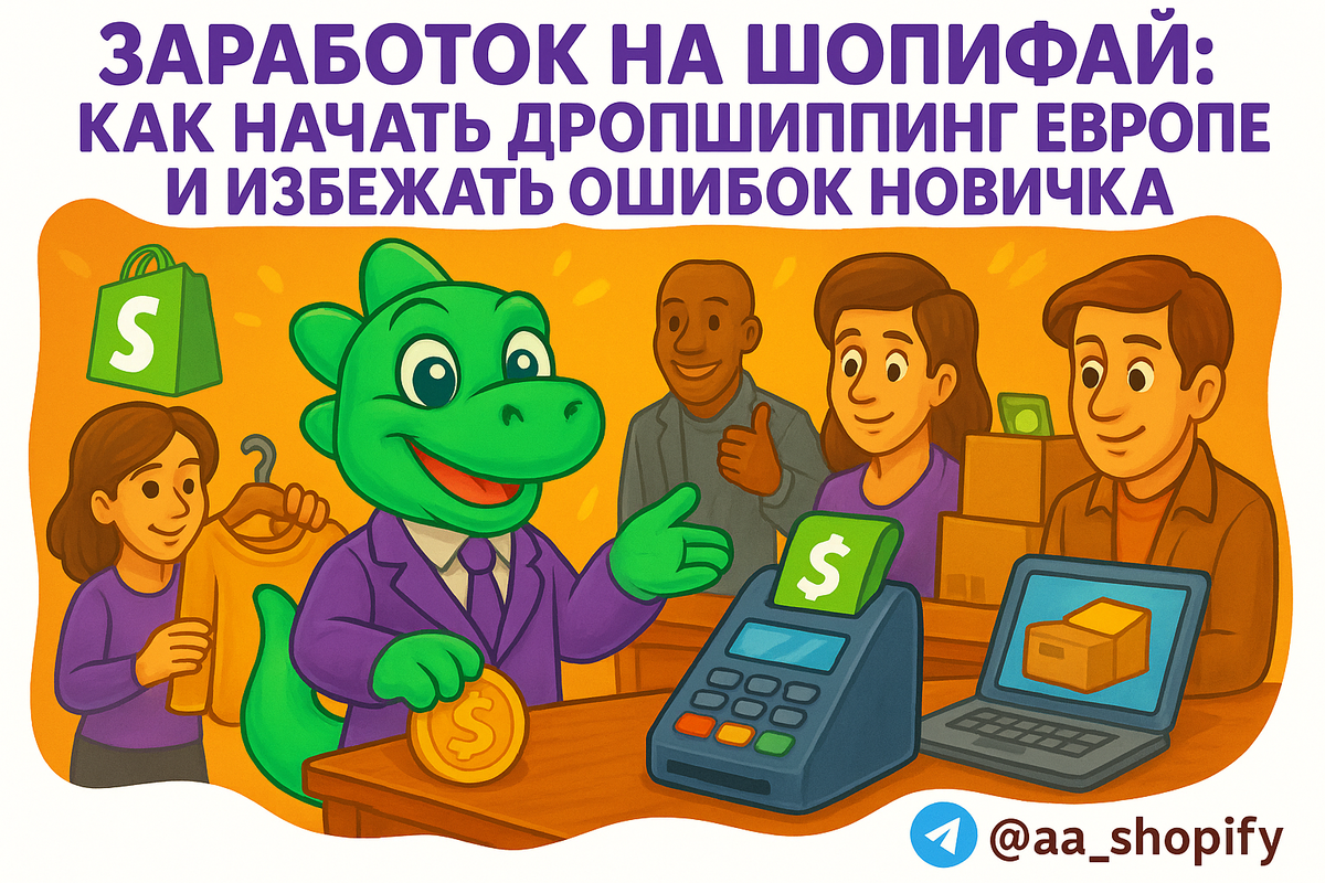    Заработок на Шопифай: Как начать дропшиппинг в Европе и избежать ошибок новичка aa_ecom