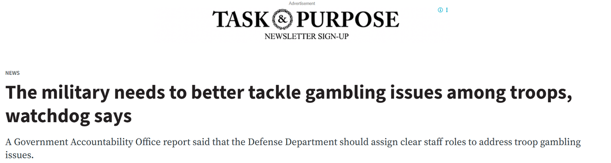 По словам надзорного органа, военным необходимо эффективнее бороться с азартными играми среди военнослужащих. В отчете Счетной палаты говорится, что Министерство обороны должно четко определить должностные обязанности для решения проблем, связанных с азартными играми среди военнослужащих.