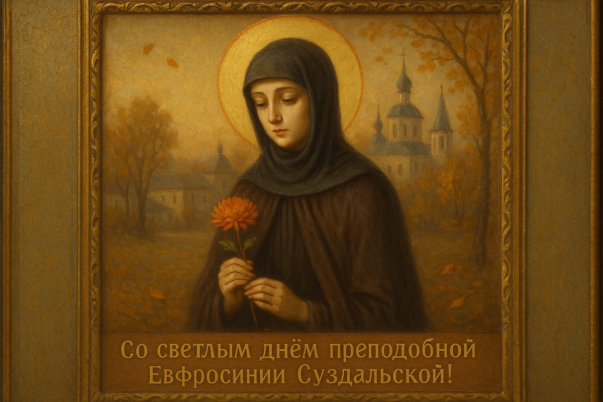Православный праздник 01 октября. День памяти Евфросинии Суздальской