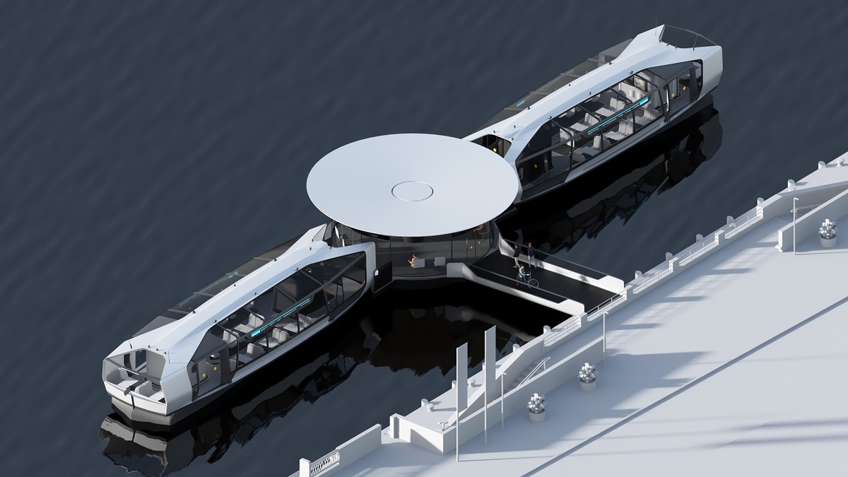 Два судна на причале.