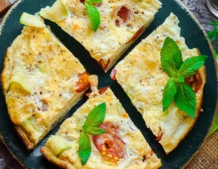 Просто. Вкусно. Полезно. Завтрак с кабачками на сковороде