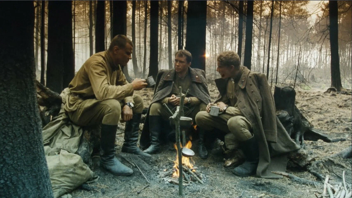Кадр из фильма "В августе 44-го" (2001) Режиссер Михаил Пташук