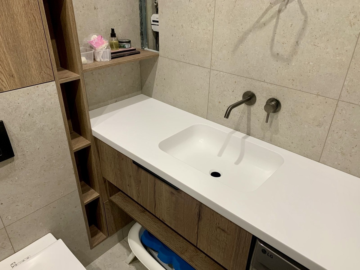  умывальник из акрилового камня