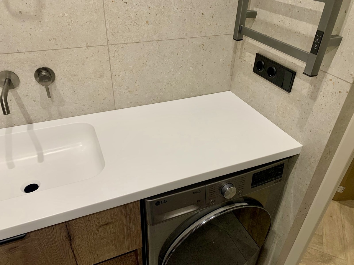 акриловый камень для умывальника